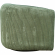 Biggs Curved Barrel Swivel Accent Chair in Forest Green Corduroy Fabric